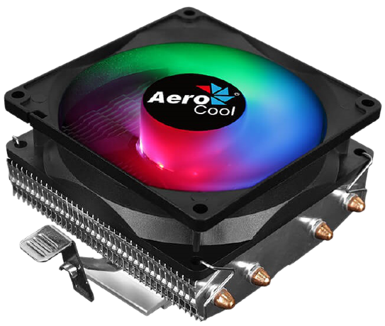 Aerocool Air Frost 4 125W / FRGB / 3-Pin / Intel 115*/ 775/ 1200/ 1700 / AMD / Heat pipe 6mm x4