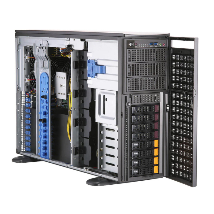 SYS-740GP-TNRT 4GPU SPEC : 2x Intel 4310,2 x SK 32G 3200MHz,1x Micron 480G SSD (424016) (SYS-740GP-TNRT_)