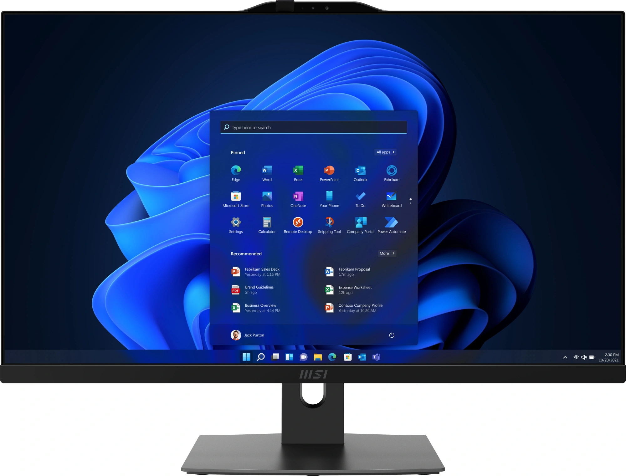 Моноблок MSI Modern AM272P 12M-1246RU 27" Full HD i5 1235U (1.3) 16Gb SSD500Gb Iris Xe Windows 11 Pro GbitEth WiFi BT 120W клавиатура мышь Cam черный 1920x1080 (9S6-AF8211-1246)