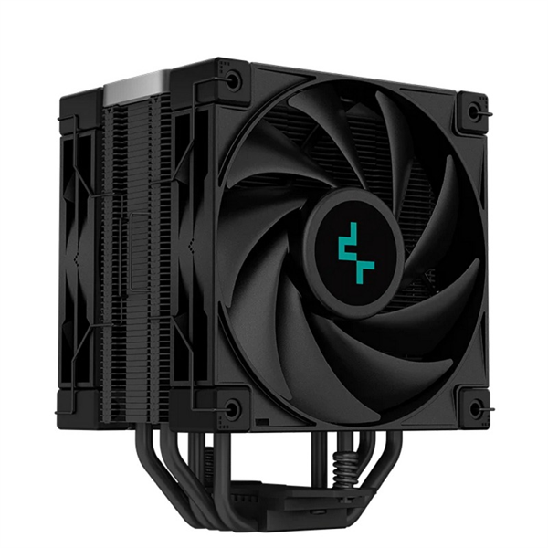 DEEPCOOL AK400 ZERO DARK PLUS LGA1700/ 1200/ 115X/ AM5/ AM4 (12шт/ кор, TDP 220W, PWM, DUAL Fan 120mm, 4 тепл. Трубки, черный) RET