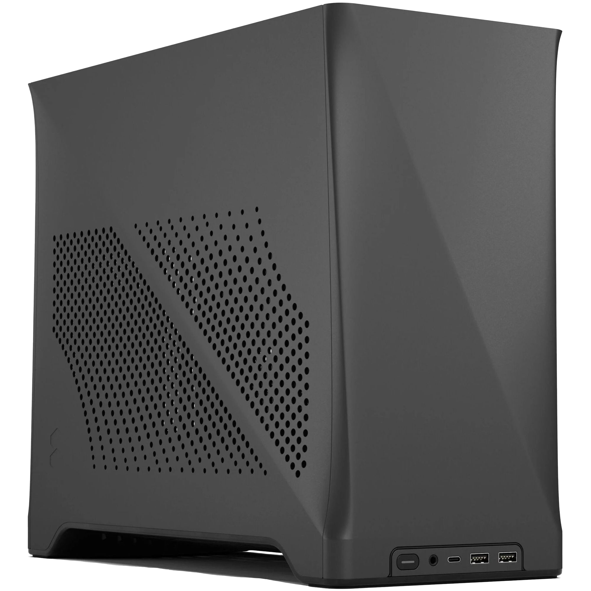 Корпус ПК без блока питания/ Case Fractal Design Era 2, Mini-Tower, 2x120mm, 2xUSB-A 3.0 + 1xUSB 3.2 Type-C, SFX PSU Support, mITX Charcoal Gray (FD-C-ERA2N-02)