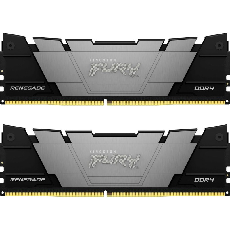DDR 4 DIMM 32Gb PC25600, 3200Mhz, Kingston FURY Renegade Black CL16 (Kit of 2) (KF432C16RB12K2/32) (