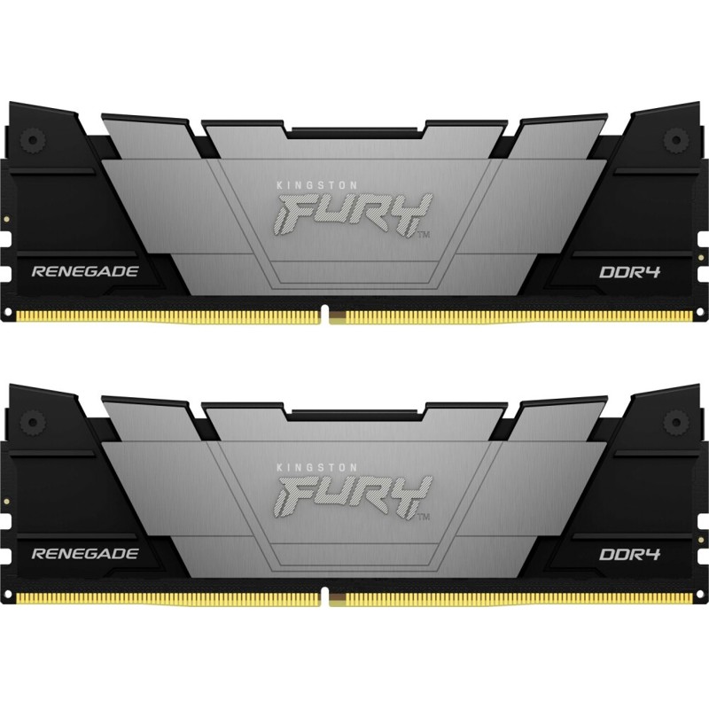 DDR 4 DIMM 32Gb PC25600, 3200Mhz, Kingston FURY Renegade Black CL16 (Kit of 2) (KF432C16RB12K2/32) (retail)