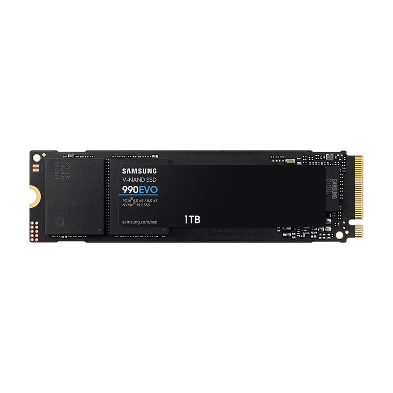 SSD M.2 (PCI-E NVMe 2.0 Gen 4.0 x4) 1Tb Samsung 990 EVO 1year (MZ-V9E1T0BW)