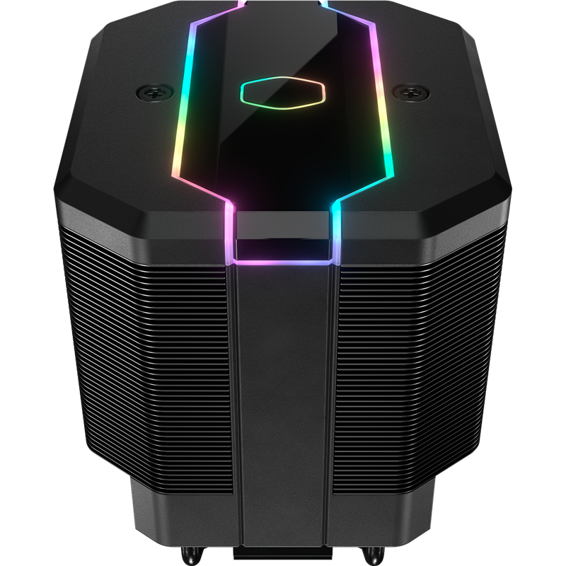 Cooler Master MasterAir MA620M (200W, 4-pin, 165mm, tower, Al/ Cu, ARGB, fans: 1x120mm/ 57.3CFM/ 30dBA/ 2000rpm, 2066/ 2011-v3/ 2011/ 1200/ 115x/ AM4/ AM3+/ AM3/ AM2+/ AM2/ FM2+/ FM2/ FM1, ARGB Controller) (MAM-D6PN-120PA-R1)