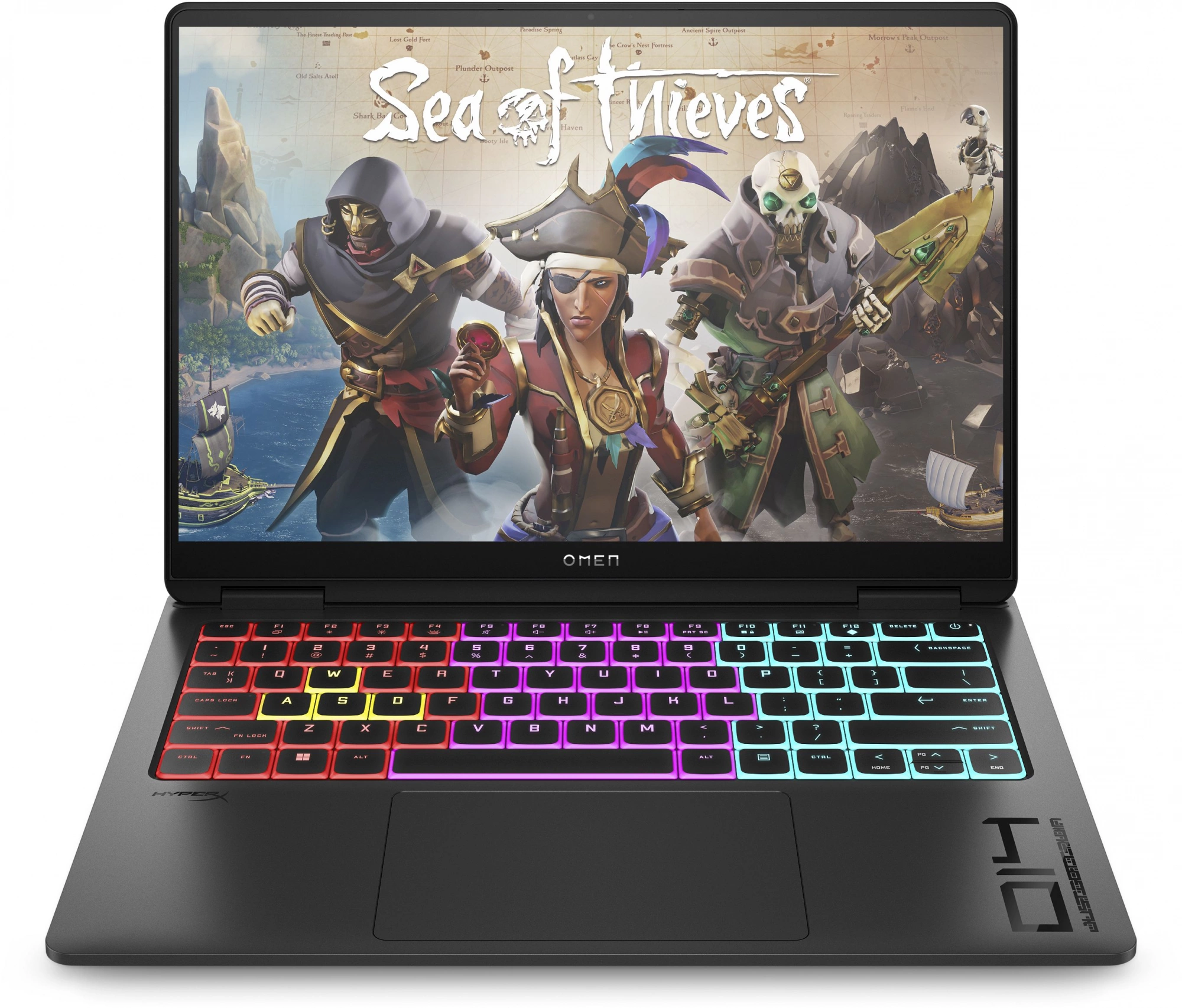 Ноутбук HP Omen 14-fb0020ci Core Ultra 7 155H 16Gb SSD512Gb NVIDIA GeForce RTX4050 6Gb 14" OLED 2.8K (2880x1800) FreeDOS black WiFi BT Cam (A1AA7EA)