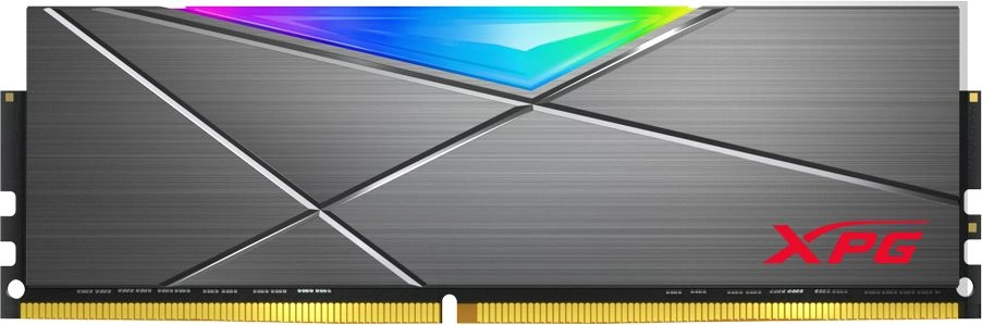 Модуль памяти ADATA 16GB DDR4 UDIMM, XPG SPECTRIX D50, 3200MHz CL16-20-20, 1.4V, RGB, Серый Радиатор (AX4U320016G16A-ST50)