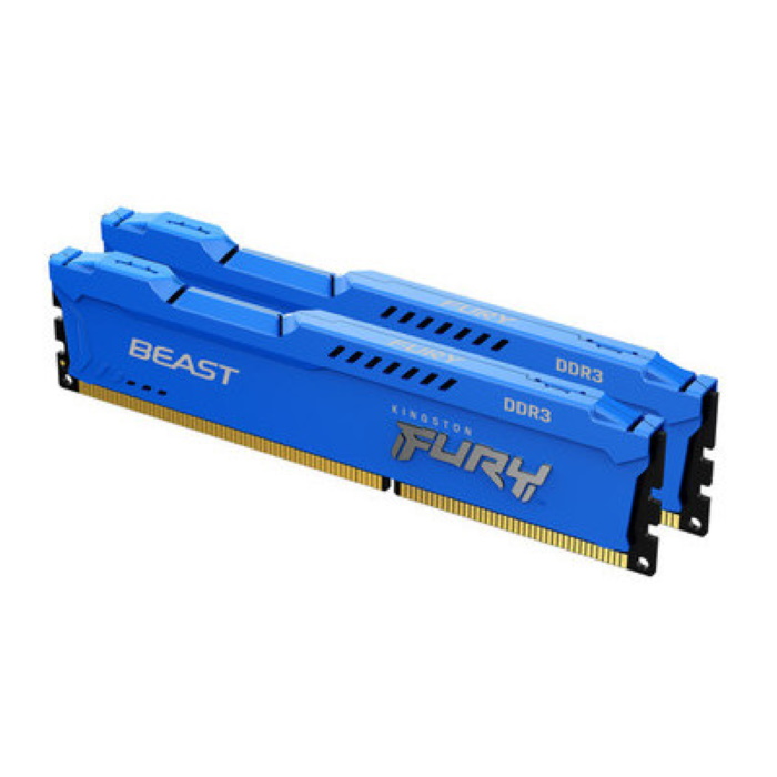 Модуль памяти Kingston FURY Beast Blue DDR3 16GB (2x8Gb) 1600MHz CL10 DIMM 240-pin 1.5V (KF316C10BK2/16)