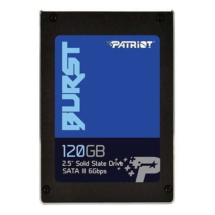 Твердотельный накопитель SSD 120GB Patriot Burst Elite 2.5" SATA-III 3D TLC (PBE120GS25SSDR)