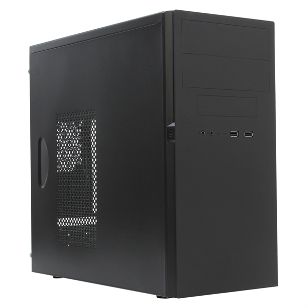 MiniTower Powerman ES725 Black PM-450ATX U3.0*2+A(HD) MicroATX (6184448)