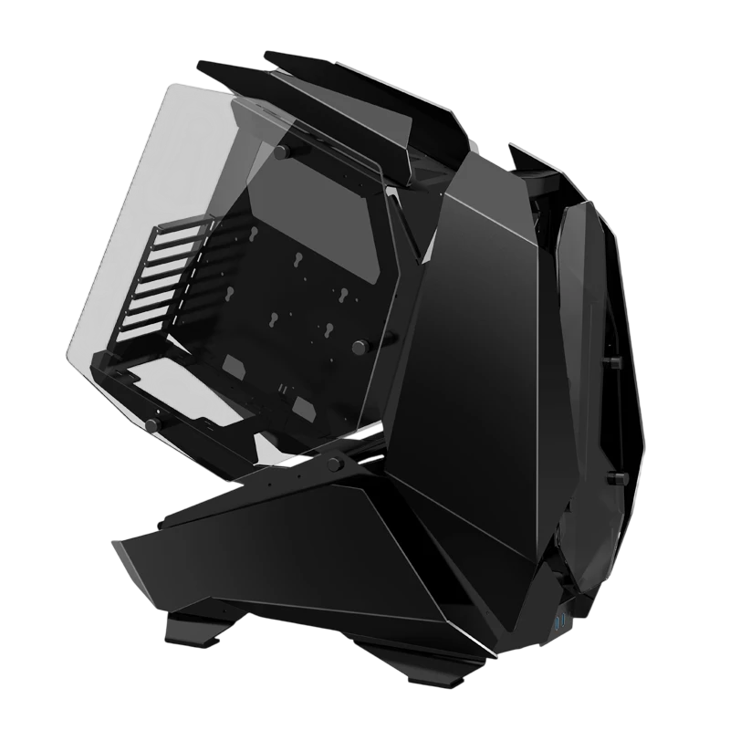 Корпус без блока питания/ Case JONSBO MOD-5, Full-Tower, TG, no fans, 2xUSB-A 3.0 + 1xUSB-C 3.2, ATX, mATX, mITX Black (MOD-5 BLACK)