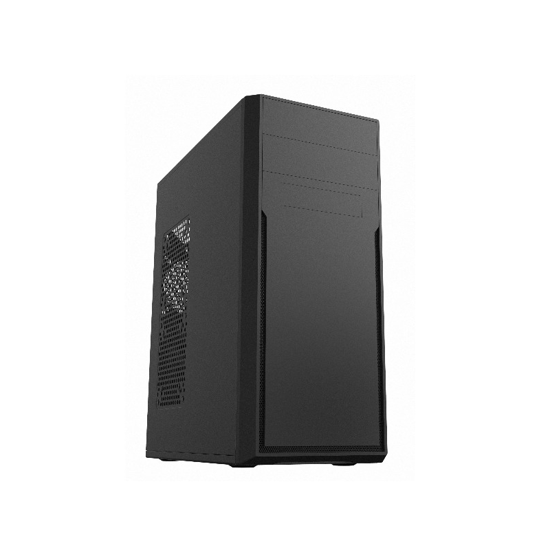 Корпус c блоком питания 450 Ватт/ Case Foxline FL-302-FZ450-U32 ATX case, black, w/ PSU 450W 8cm, w/ 2xUSB2.0+2xUSB3.0, w/ pwr cord, w/ o FAN