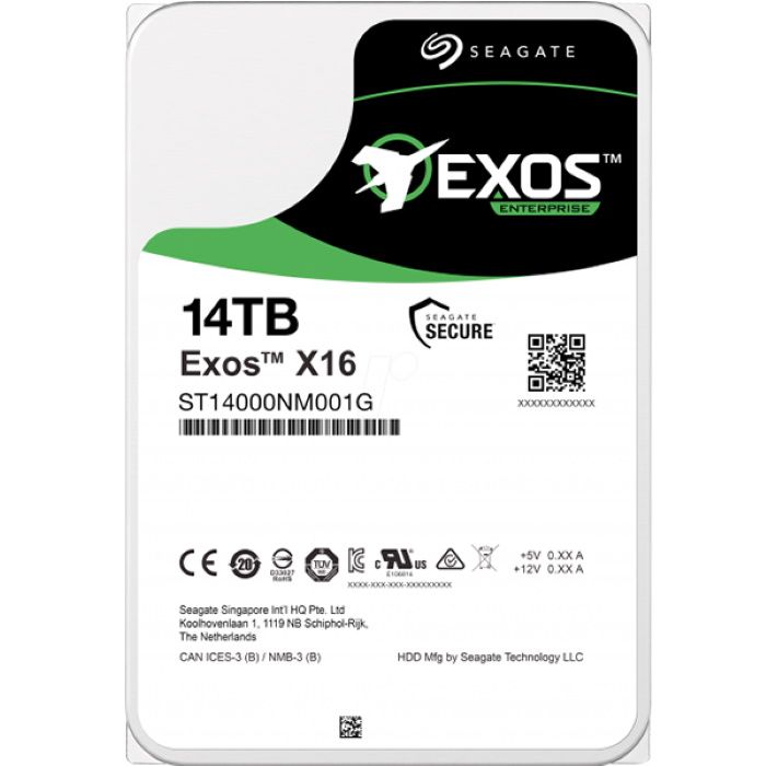Картинка Жесткий диск Seagate Exos X16 (ST14000NM001G)  