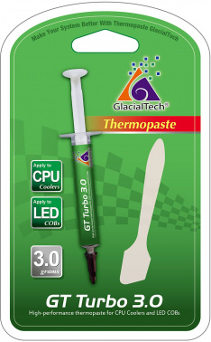 Термопаста Glacialtech GT TURBO 3.0 шприц 3гр. (AD-E8290000AP2001)