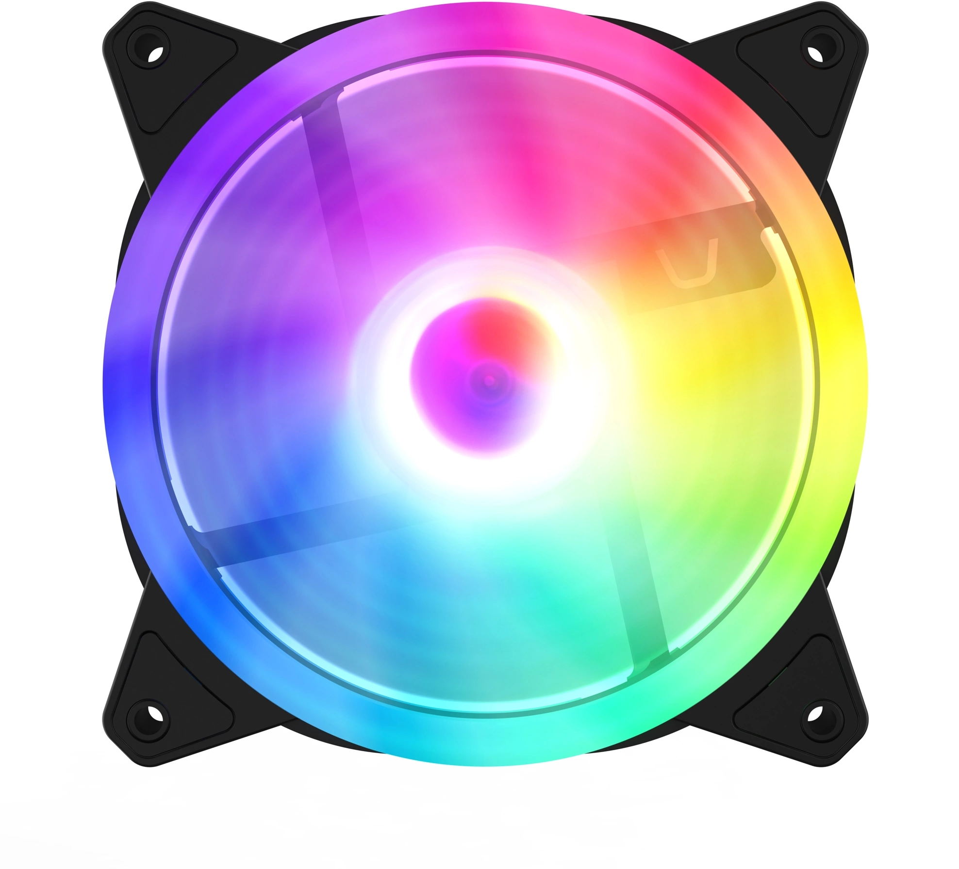 Вентилятор для корпуса GMNG GG-CF120FRGB2-PWMBK RGB 120х120x25 черный 4-pin 26дБ Ret