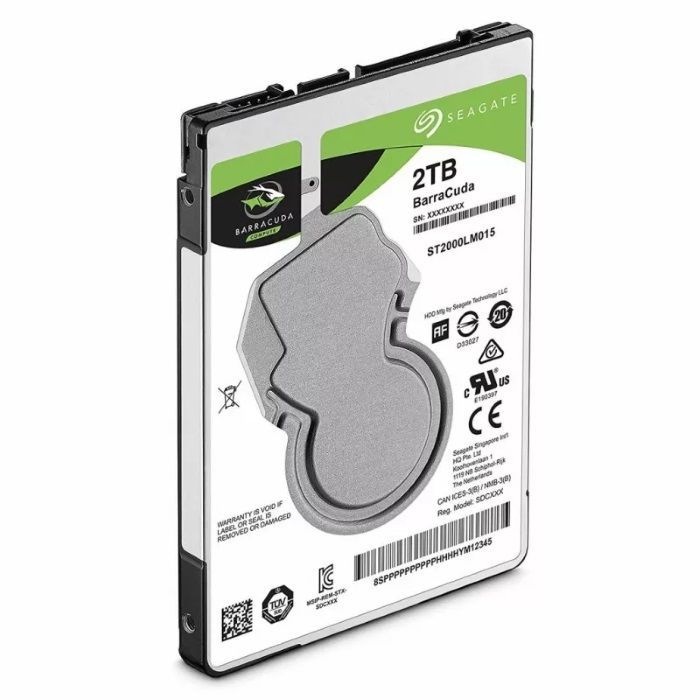 Жесткий диск Seagate 2.5" SATA, 2TB, HDD, 5400rpm, 128MB, Bulk (ST2000LM015)