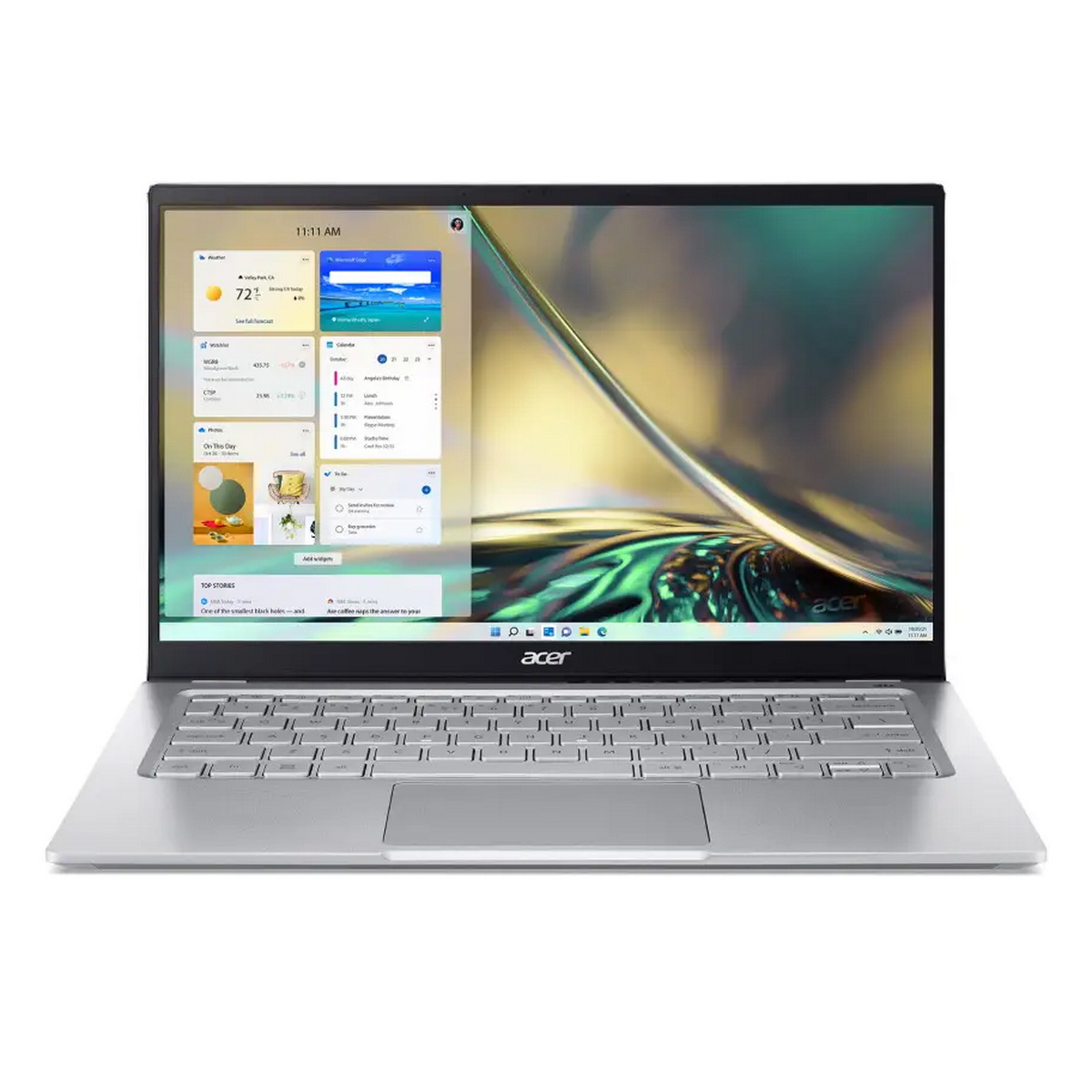 Ноутбук/ ACER Swift Go SFG14-41-R7EG 14"(1920x1080 (матовый) IPS)/AMD Ryzen 7 7730U(2Ghz)/16384Mb/1024PCISSDGb/noDVD/Int:UMA/Cam/BT/WiFi/50WHr/war 1y/1.25kg/Silver/Win11Home (NX.KG3CD.002)