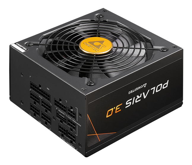 Блок питания Chieftec Polaris 3.0 PPS-1050FC-A3 (ATX 3.0, 1050W, 80 PLUS GOLD, Active PFC, 140mm fan, Full Cable Management, Gen5 PCIe) Retail