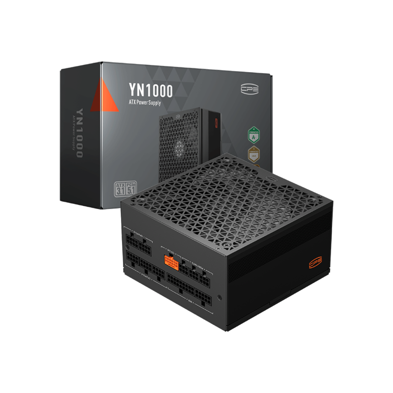 Блок питания ПК/ PCCooler, 1000W 80+ Gold (ATX, 3.1, , Full modular, 1x24(20+4)pin 550mm, 2xCPU 8(4+4)pin 650mm, 3xPCIe 8(6+2)pin 500mm, 1x12V(2x6) 12+4pin 650mm, 3xSATA*3+MOLEX4pin*1 450+120+120+120mm , Active, 135x135mm, (P5-YN1000-G1F)