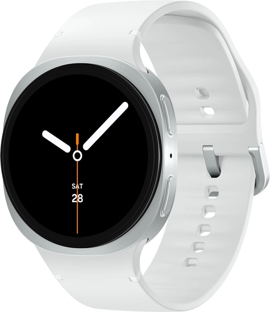 Смарт-часы Samsung Galaxy Watch 8 LTE 44мм 1.47" Super AMOLED корп.серебристый рем.серебристый (SM-L335FZSACAU)