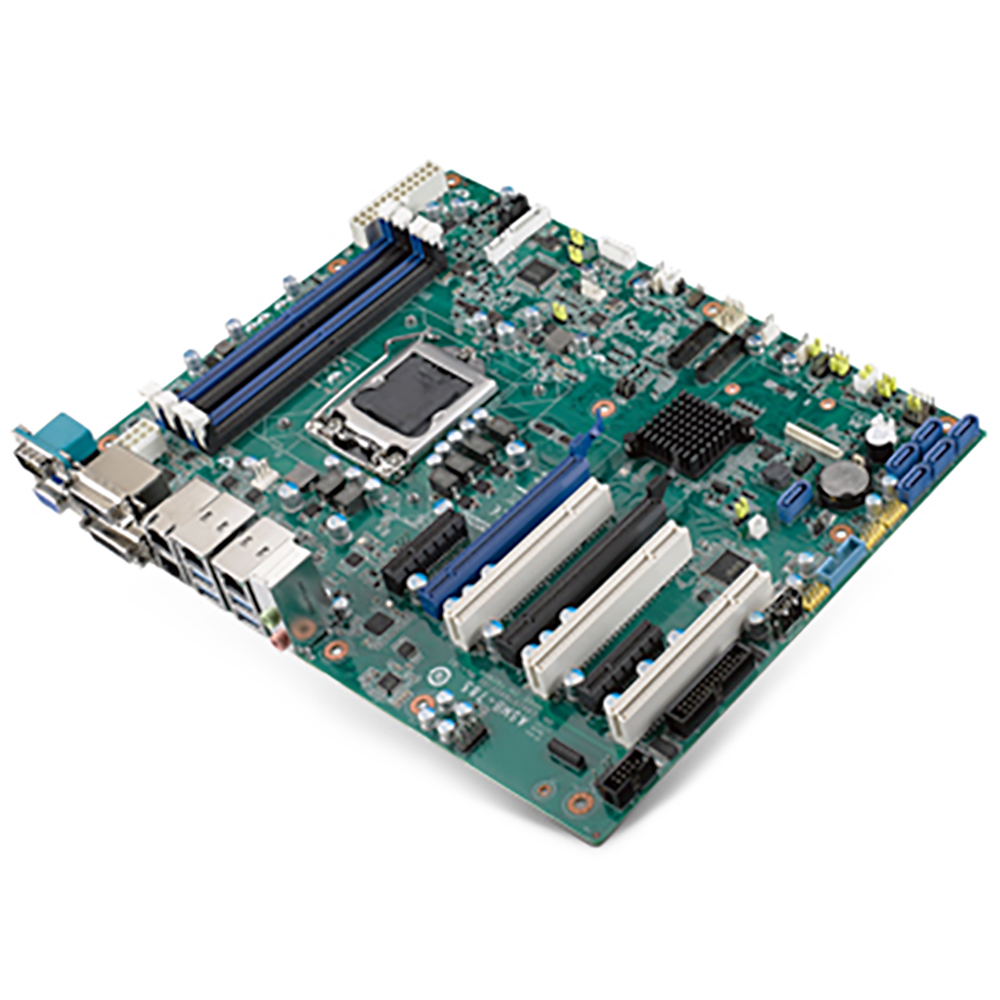 ASMB-785G4 (ASMB-785G4-00A1E), Advantech Socket LGA1151 для Intel Xeon E3-1200 v5/ v6 and 6th/ 7th Generation Core i7/ i5/ i3 processors, 4xDDR4 DIMM, VGA, 2xDVI, 2xPCIe x16, 2xPCIe x4, 3xPCI, 6xSATAIII RAID 0,1,5,10, 2xGbE LAN, 5xCOM, 9xUSB, 1xPS/ 2