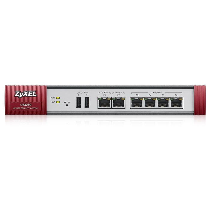 Картинка Межсетевой экран Zyxel USG 60 (USG60-RU0101F) 