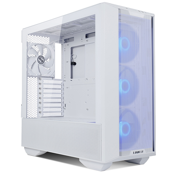 LIAN LI Lancool III RGB White, Medium Case: E-ATX (under 280mm), ATX, Micro-ATX, Mini-ITX, 2xUSB 3.0, 1xUSB Type C, 1xAudio, Included Fans: 3x140mm ARGB PWM (300~1650RPM), 1x140mm PWM (200~1800RPM) (G99.LAN3RW.00)