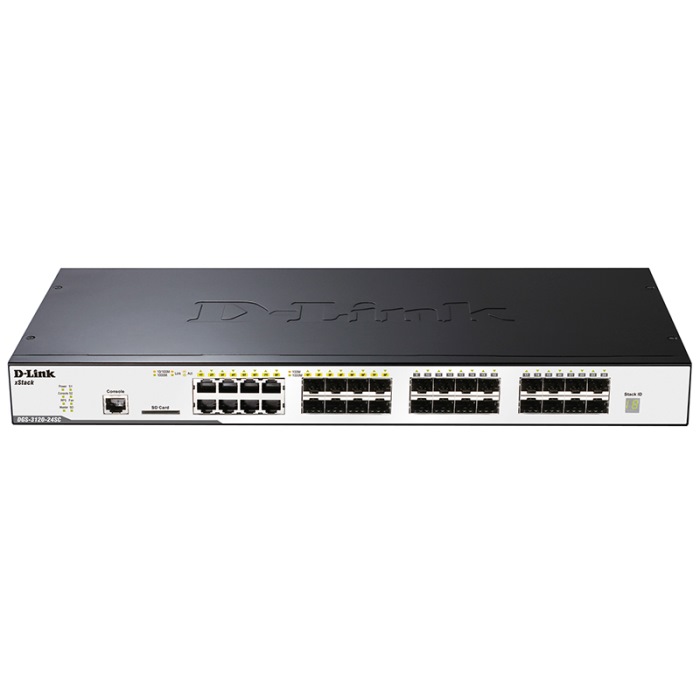 Картинка Коммутатор D-Link DGS-3120-24SC (DGS-3120-24SC/B1ASI) 