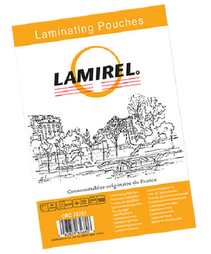 Пленка для ламинирования Lamirel 85x120мм, 125мкм, 100 шт. (LA-78767)