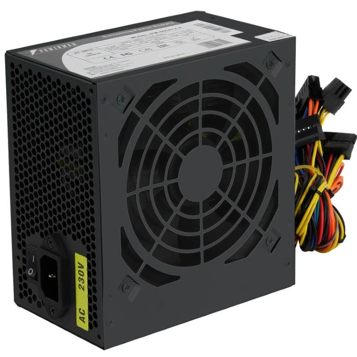 Блок питания Powerman 600W, ATX12V 2.2, APFC, black, fan 120mm, OEM (PM-600ATX-F-BL)