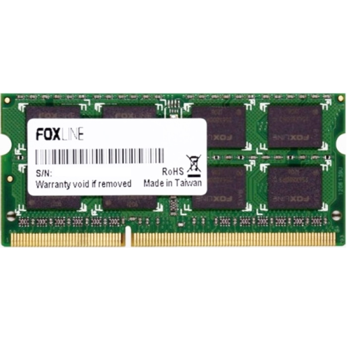 Память оперативная/ Foxline SODIMM 4GB 1600 DDR3 (512*8) 1.35V (FL1600D3S11SL-4G)