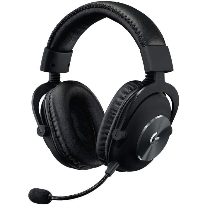 Эскиз Гарнитура Logitech Headset G PRO Gaming, USB, Black (981-000812)