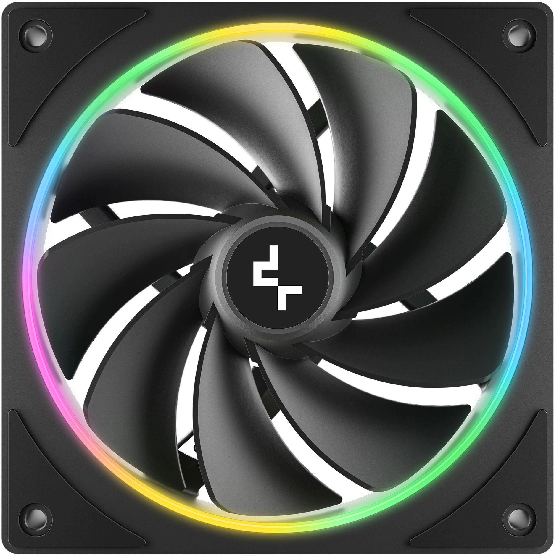 Вентилятор для корпуса Deepcool FL12R SE Reverse ARGB 120х120x25 черный 4-pin 25.79дБ (R-FL12RSE-BKAPN1-G) Ret