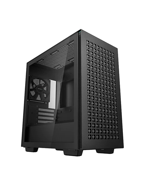 Deepcool CH370 без БП, боковое окно (закаленное стекло), черный, mATX