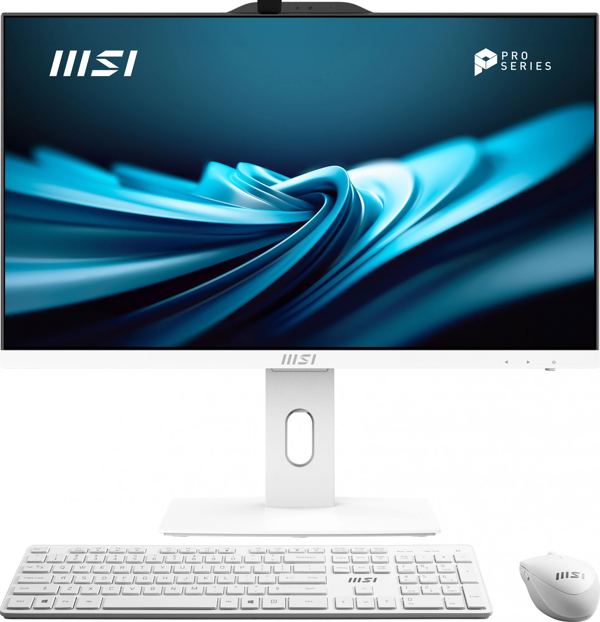 Моноблок MSI Pro AP242P 14M-668XRU 23.8" FHD i7 14700 (2.1) 16Gb SSD512Gb noOS GbitEth WiFi BT 120W клавиатура мышь белый 1920x1080 (9S6-AE0622-668)