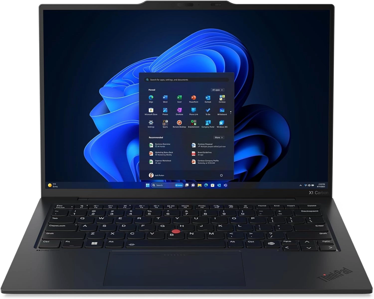 Ноутбук Lenovo ThinkPad X1 Carbon G12 Core Ultra 7 155U 16Gb SSD512Gb Intel Graphics 14" IPS WUXGA (1920x1200) Windows 11 Pro black WiFi BT Cam (21KDSG8E00)