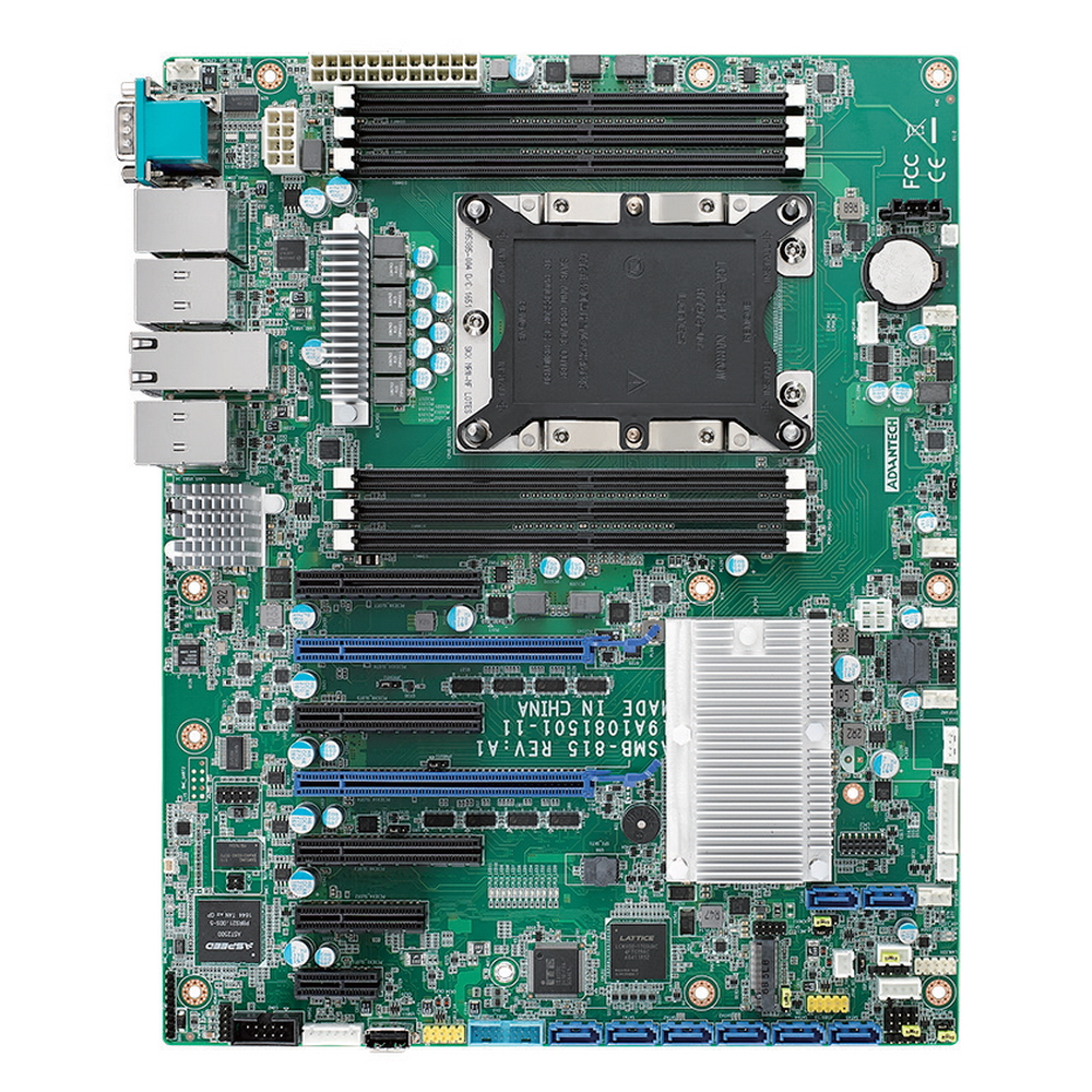 ASMB-815-00A1E, Advantech LGA 3647-P0 Intel® Xeon® Scalable ATX Server Board with 6 DDR4, 5 PCIe x8 or 2 PCIe x16 and 1 PCIe x8, 8 SATA3, 6 USB3.0, Dual GbE LAN, (требуется установка батарейки CR2032)