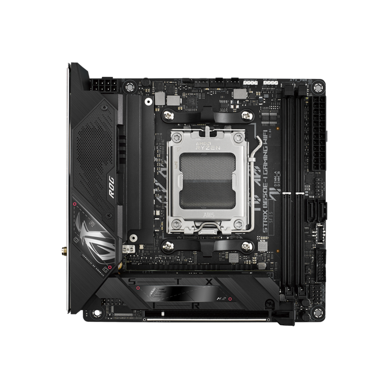 Материнская плата ASUS ROG STRIX B650E-I GAMING WIFII, Socket AM5, B650, 2*DDR5, HDMI, 2xSATA3 + RAID, M2, Audio, Gb LAN, USB 3.2, USB 2.0, mITX (90MB1BI0-M0EAY0)