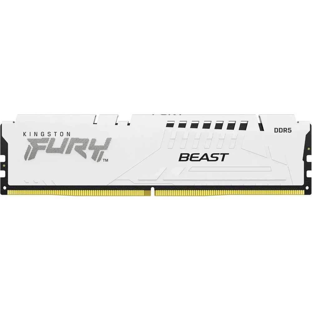 Память оперативная/ Kingston 32GB 5600MT/s DDR5 CL40 DIMM FURY Beast White XMP (KF556C40BW-32)