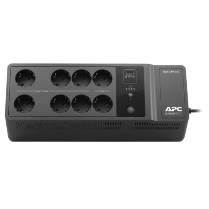 ИБП APC Back-UPS ES 650VA/ 400W, 230V, 8 розеток, 1 USB A (BE650G2-RS)