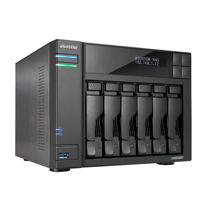 Система хранения данных/ AS6706T/ASUSTOR/6 BAY/EU/8GD4 (90IX01N1-BW3S60)