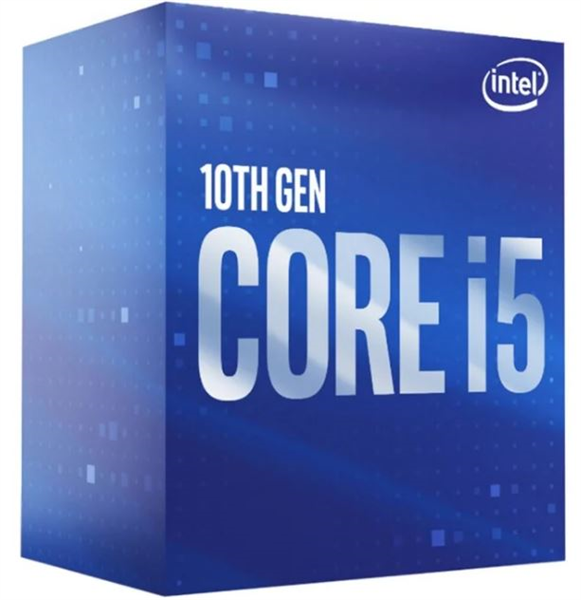 CPU Intel Core i5-10400F (2.9GHz/12MB/6 cores) LGA1200 BOX, TDP 65W, max 128Gb DDR4-2666, BX8070110400FSRH79, 1 year