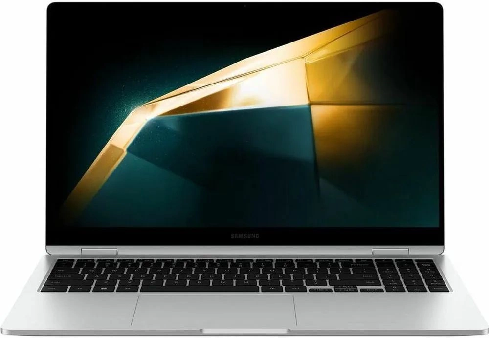 Ноутбук Samsung Galaxy Book 4 360 NP754 Core 5 120U 16Gb SSD256Gb Intel Graphics 15.6" AMOLED Touch FHD (1920x1080) Windows 11 Pro silver WiFi BT Cam (NP754QGK-KS3US)
