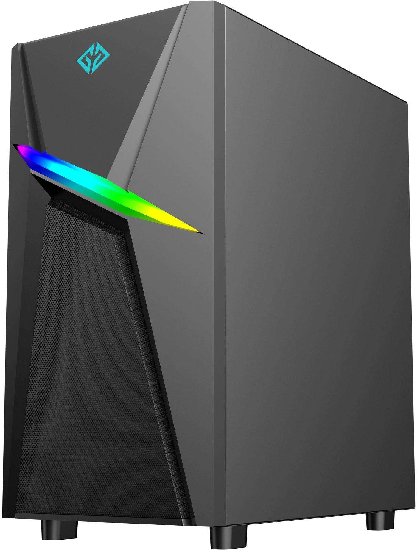 Компьютер IRU Corp 715 TWR i5 12600K (3.7) 16Gb SSD1Tb RTX4060 8Gb FreeDOS GbitEth 650W черный (2068590)
