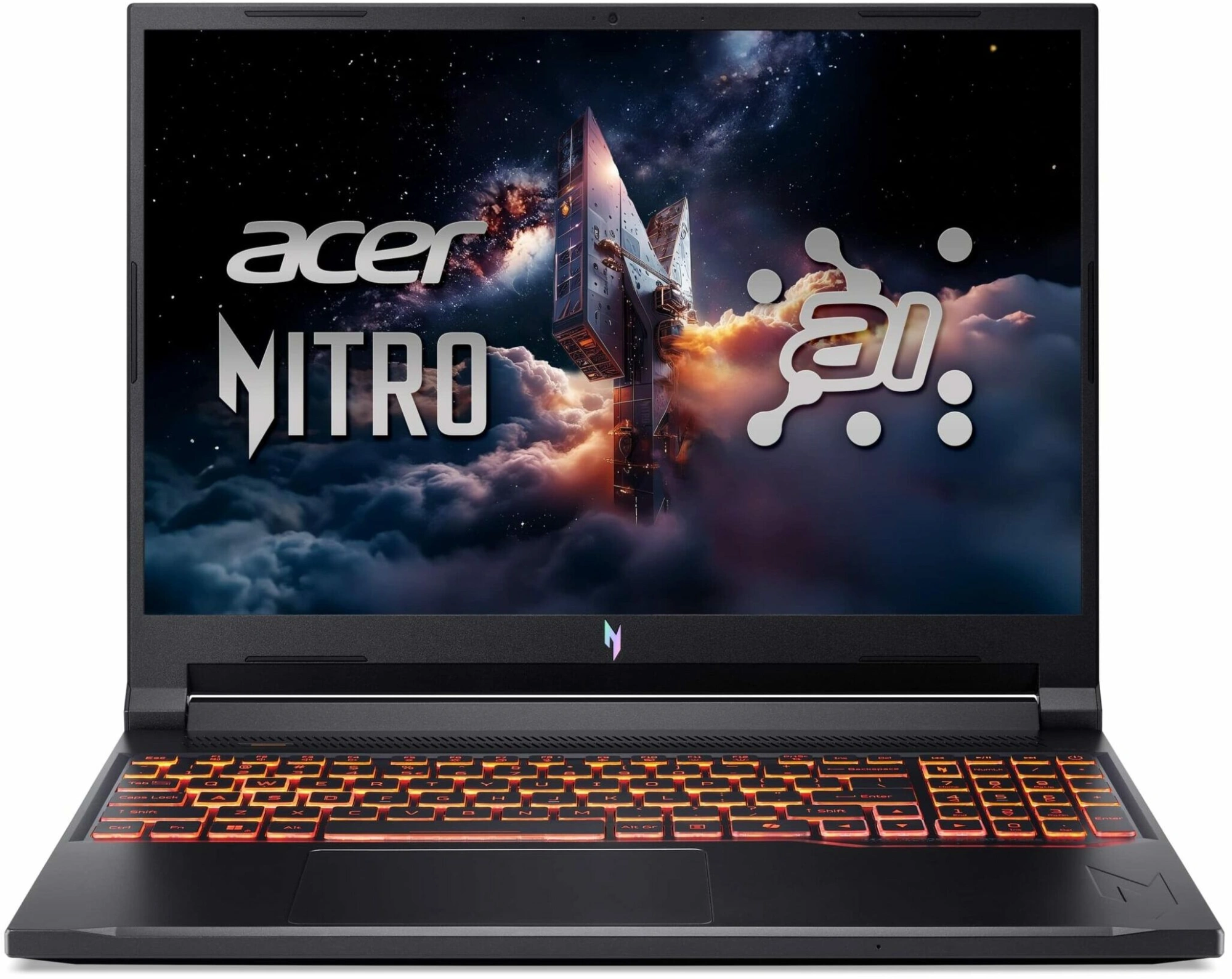 Ноутбук Acer Nitro V 16 ANV16-42-R309 Ryzen 5 240 16Gb SSD512Gb NVIDIA GeForce RTX5050 8Gb 16" IPS WUXGA (2560x1600) Windows 11 Home Multi Language black WiFi BT Cam (NH.U2NAA.001)