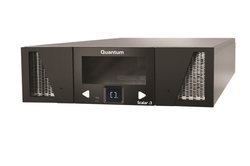 Quantum Scalar i3 Library, 3U Control Module, 25 licensed slots, no tape drives, equipment rack must support product depth of 36.4in (92.5cm) (LSC33-BSC0-001A)