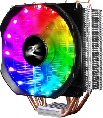 ZALMAN CNPS9X OPTIMA RGB, 120mm RGB FAN, 4 HEAT PIPES, 4-PIN PWM, 600-1500 RPM, 26DBA MAX, LONG LIFE BEARING, FULL SOCKET SUPPORT