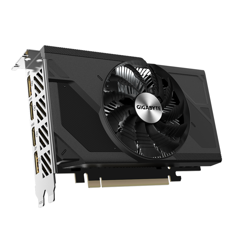 Видеокарта/ VGA GIGABYTE NVIDIA GeForce RTX 4060 D6 8G 8GB, GDDR6/128-bit, PCIe 4.0, 2xHDMI 2.1, 2xDP, 2-slot (GV-N4060D6-8GD)