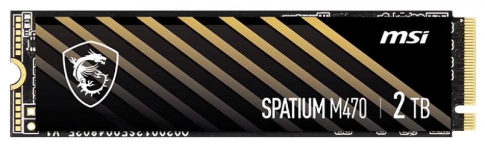 Твердотельный накопитель MSI SPATIUM M470 PCIe 4.0 NVMe M.2 2TB (S78-440Q470-P83)