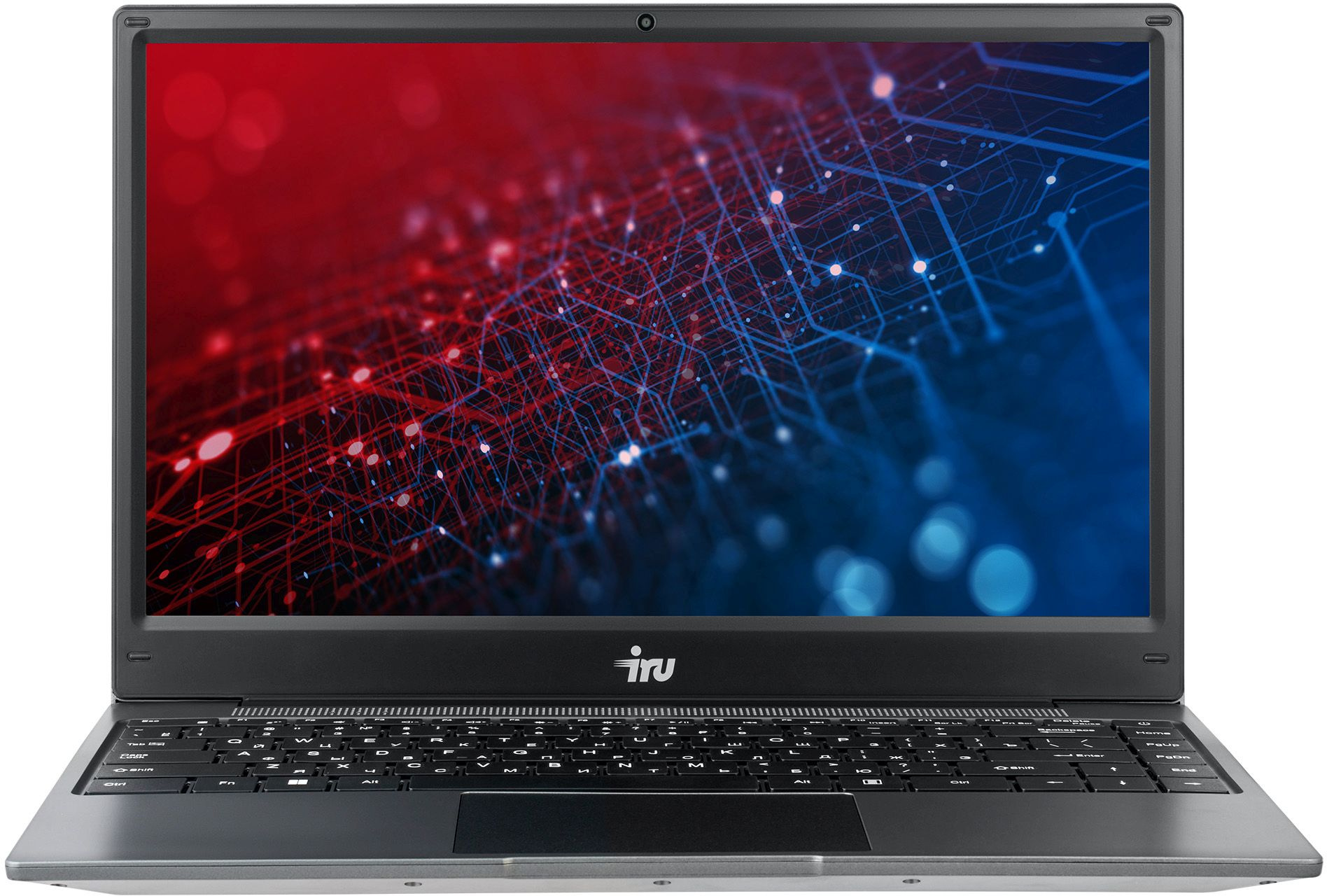 Ноутбук IRU Калибр 14TLH Core i3 1115G4 8Gb SSD512Gb Intel Iris Xe graphics 14.1" IPS FHD (1920x1080) Free DOS grey WiFi BT Cam 4500mAh (1976591)